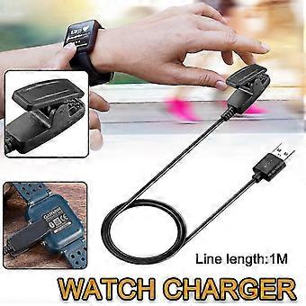 För Lily/garmin Vivomove Klocka Laddningskabel Laddare Vagga Usb 2st