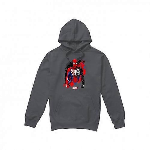 スパイダーマンメンズシンビオートパーカー