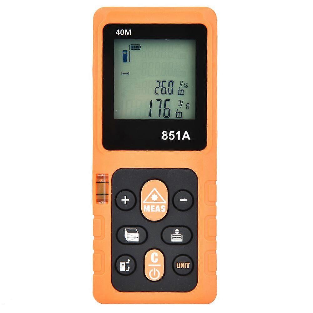 VC851A Precision 40m Laser Distance Meter Distance Measuring Tool with 20 Groups Data Record