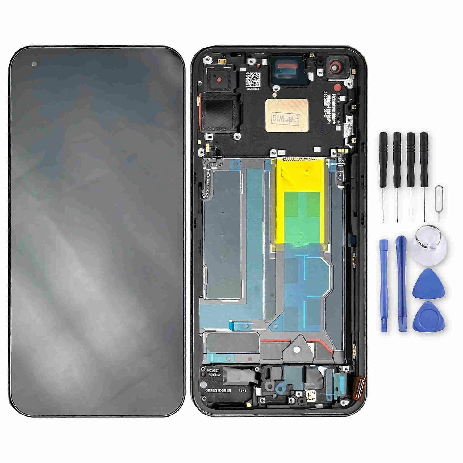 For Nothing Phone 1 Display Full LCD with Frame Unit Touch Spare Part Repair Black
