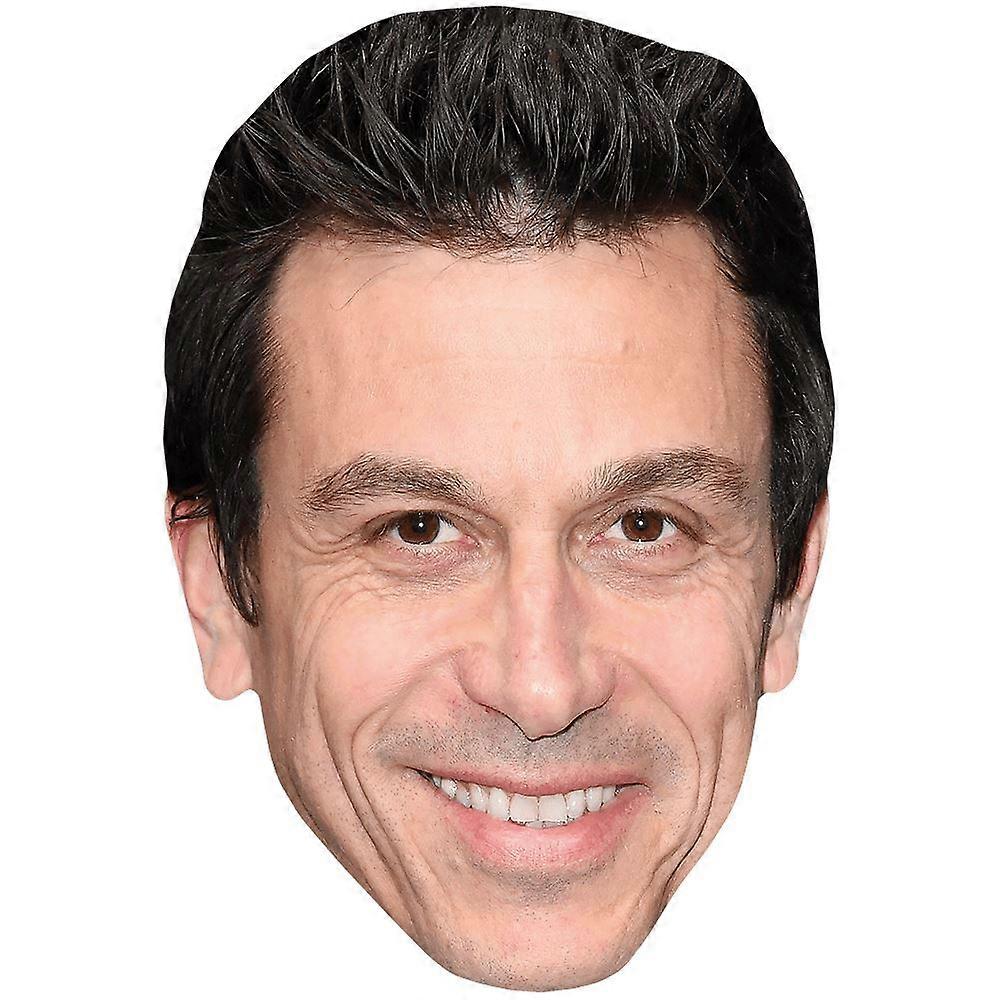 Toto Wolff (Smile) Celebrity Mask, Flat Card Face