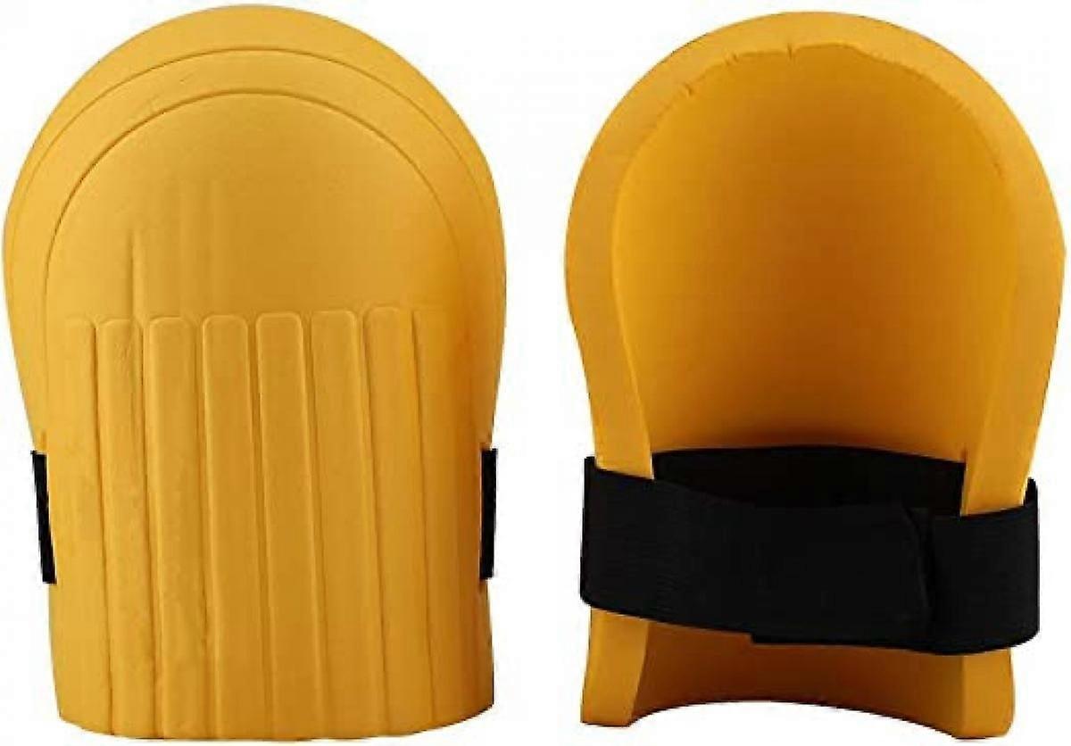 Knee Pads,Professional Knee Pads with Hook and Loop Design,Comfortably Knee Pads For Work,for Garden for Building(yellow)