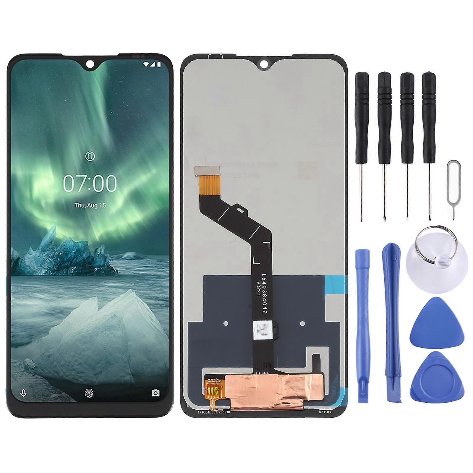 Écran LCD COMPATIBLE pour Nokia 7.2 / 6.2 avec numériseur Assemblage complet pour Nokia 7.2 / 6.2 (Original)