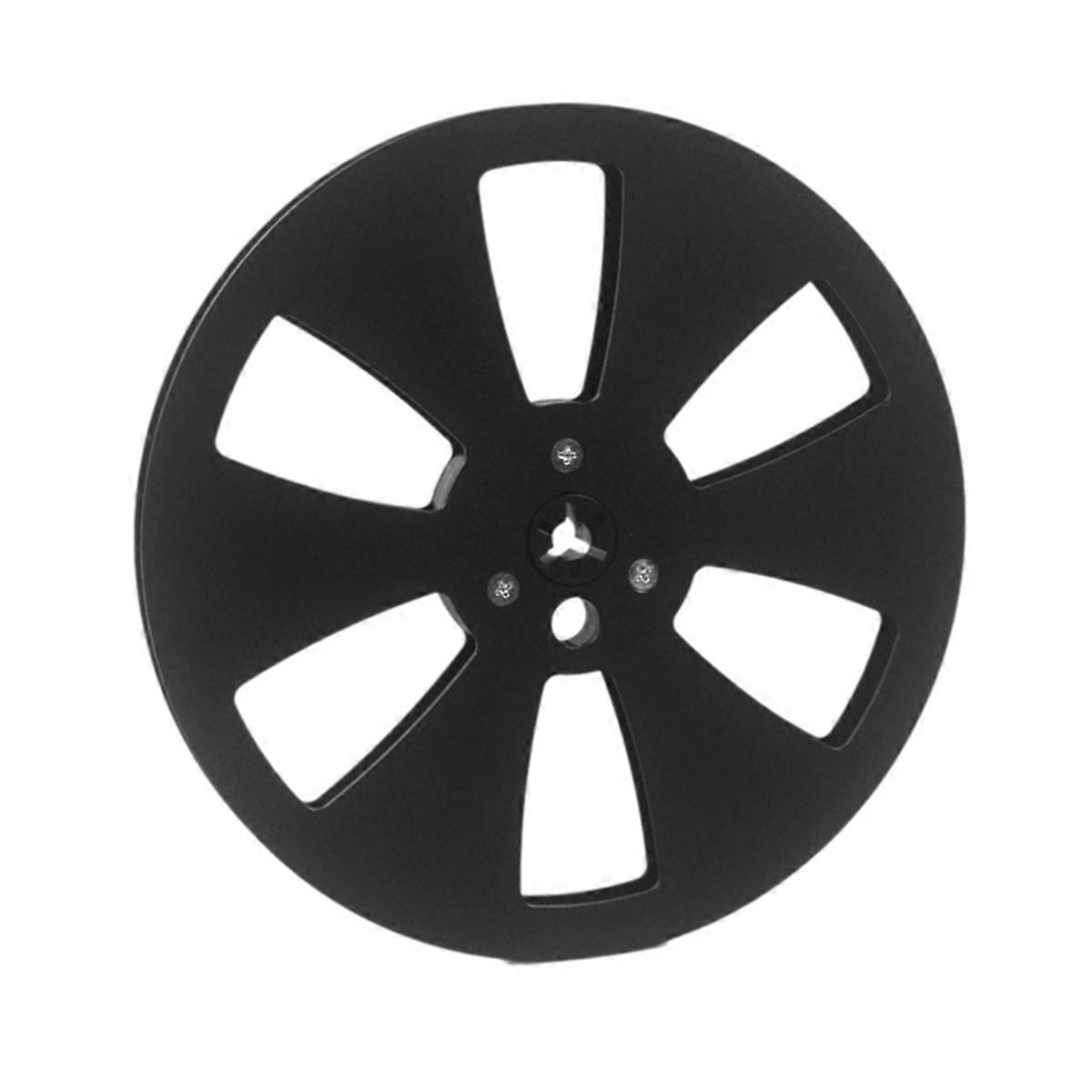 7 Inch 6 Hole 1/4 Empty Take Up Reel to Reel Small Hub Empty Tape Reels Opening Machine Tray Metal