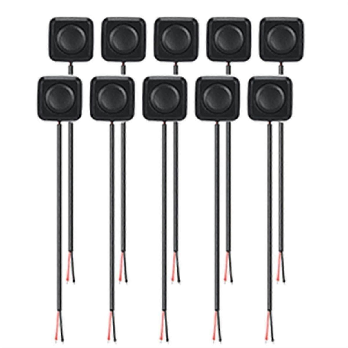 10Pcs 12V/24V Mini Momentary Push Button ON/Off Switch, Surface Mount, Easy Installation