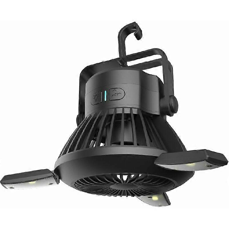 Outdoor Solar Fan Tent Light with Insect Repellent Function