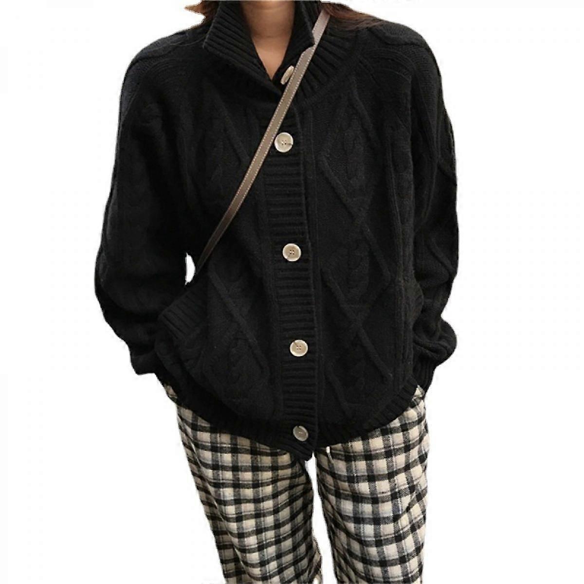 Women's Cardigan Sweater  Button-Down Long Sleeve  Knit Cardigans