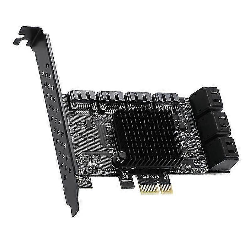PCIe to SATA3.0 10-Port SATA III 6Gbps Controller Expansion Card PCI Express
