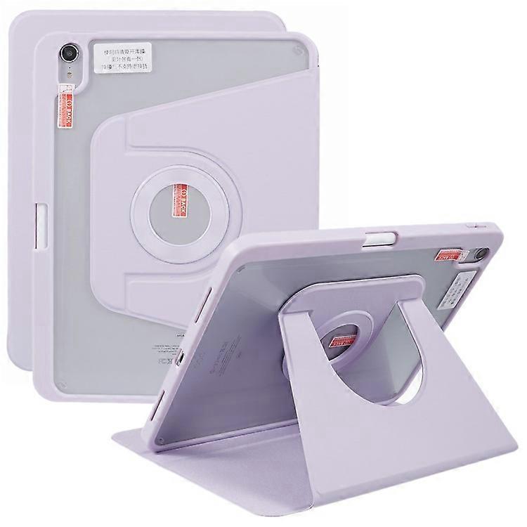 Compatible For iPad Air (2022) Stand Protective Case PU Leather Magnetic Detachable Tablet Cover with Pencil Holder