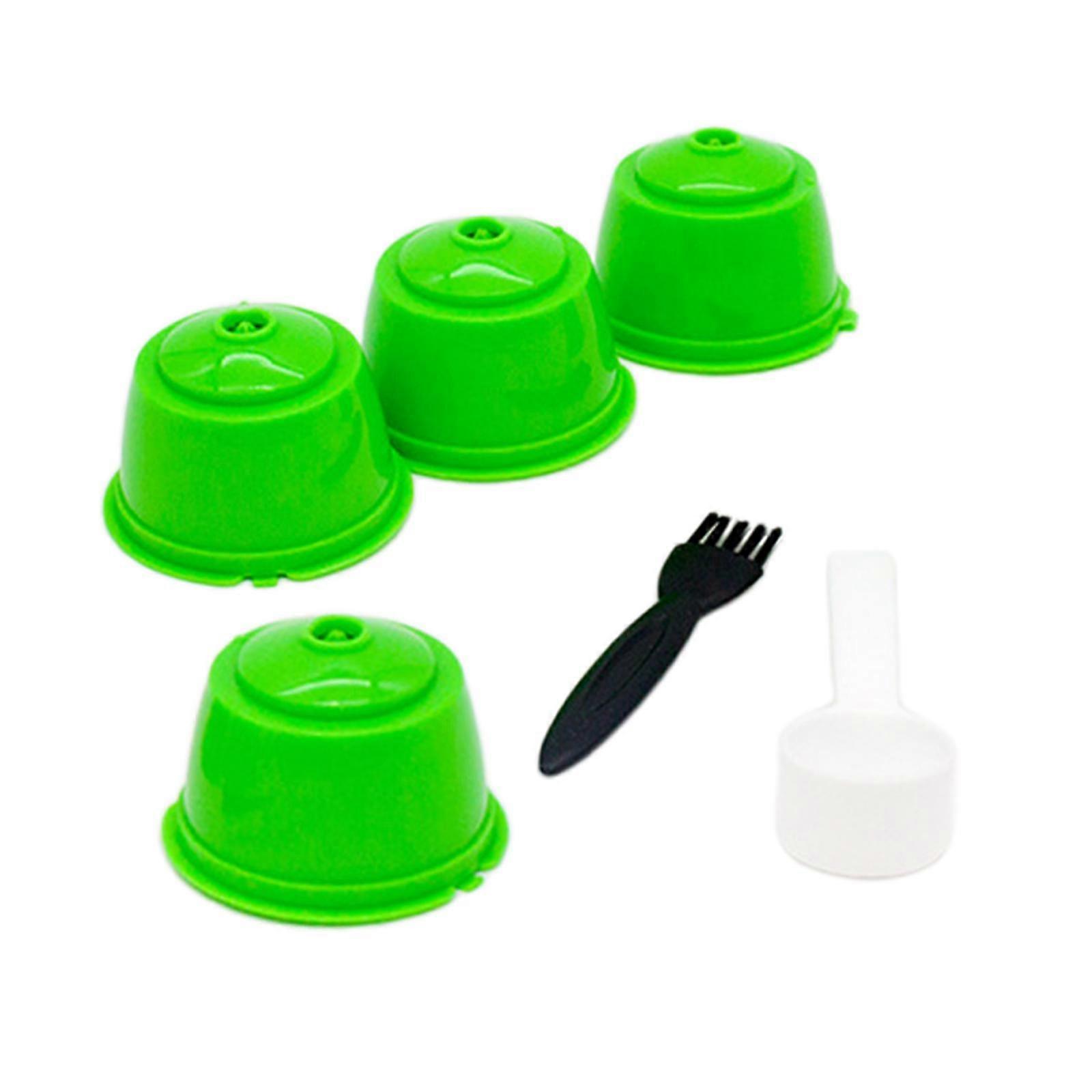 4xReusable Capsules Refillable Coffee Capsules for Brown