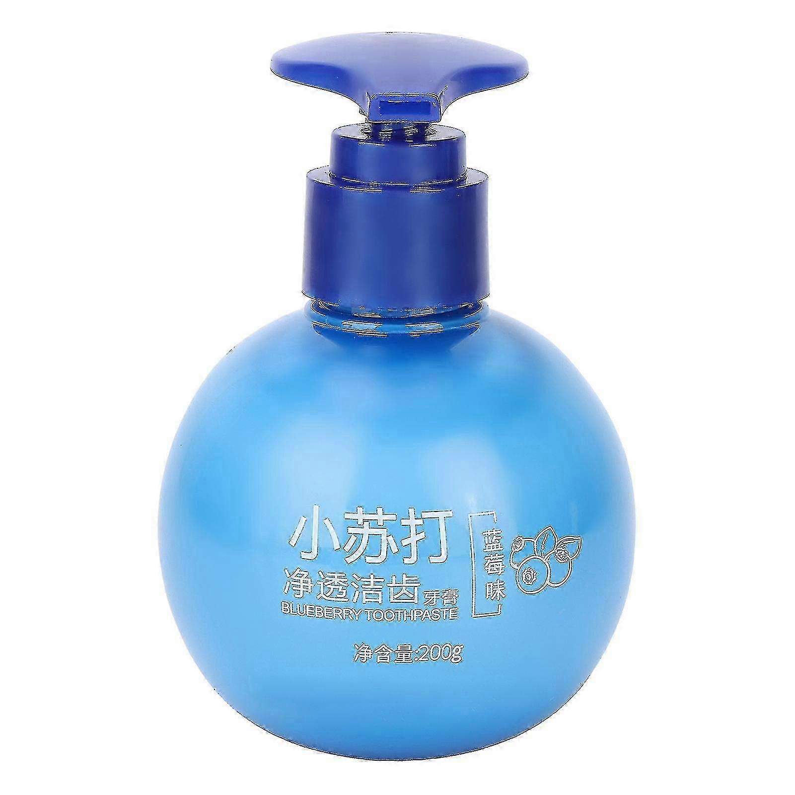 重曹歯磨き粉汚れ除去歯のクリーニングブライトニングポンプ歯磨き粉200ml歯のクリーニング