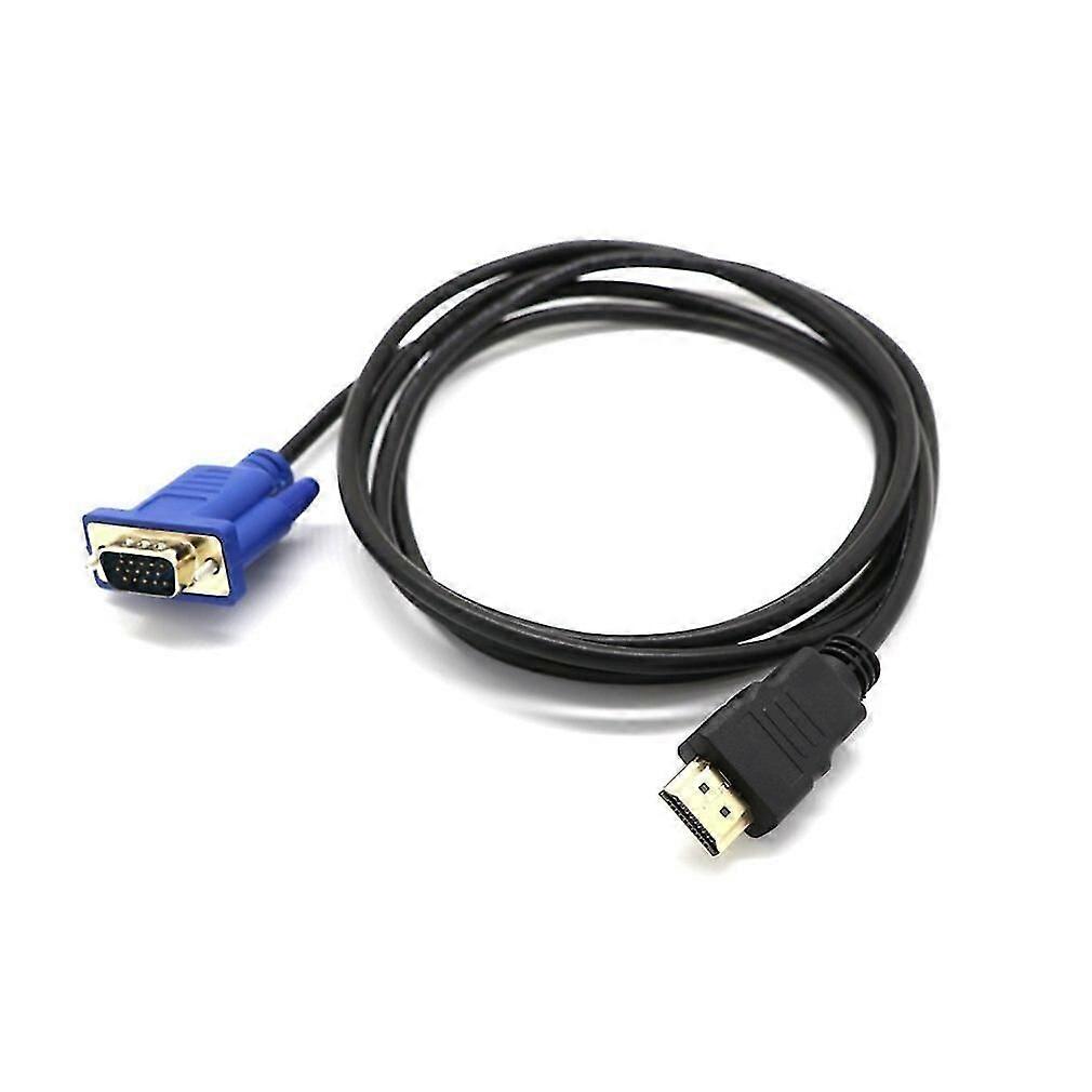 Převodní kabel HDMI kompatibilní s VGA, audio kabel D-Sub samec, video adaptér pro HDTV, počítačový monitor, PC, notebook, TV