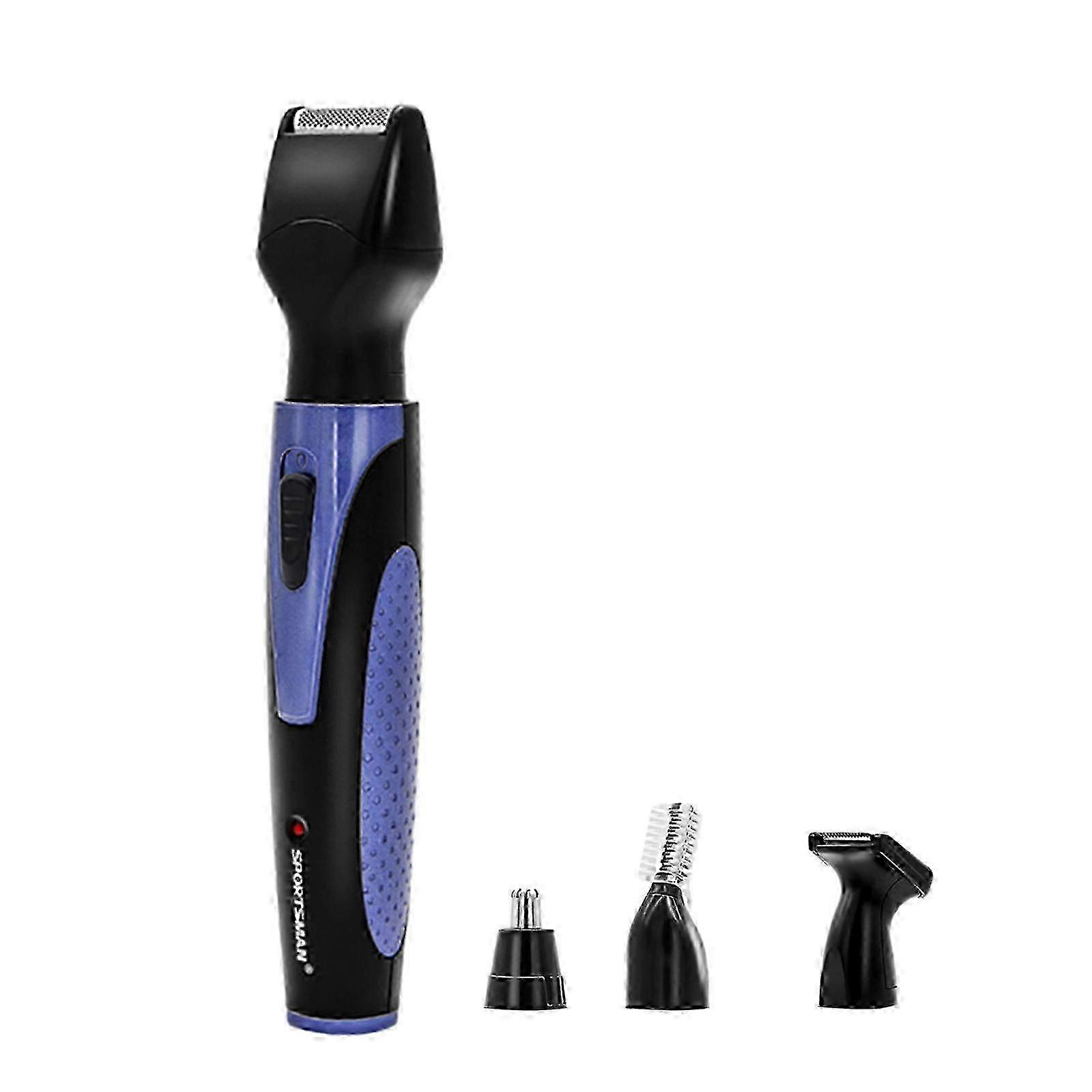 Rechargeable 4-in-1 Nose/Ear/Beard/Eyebrow Trimmer, Multi-Purpose Grooming Clipper