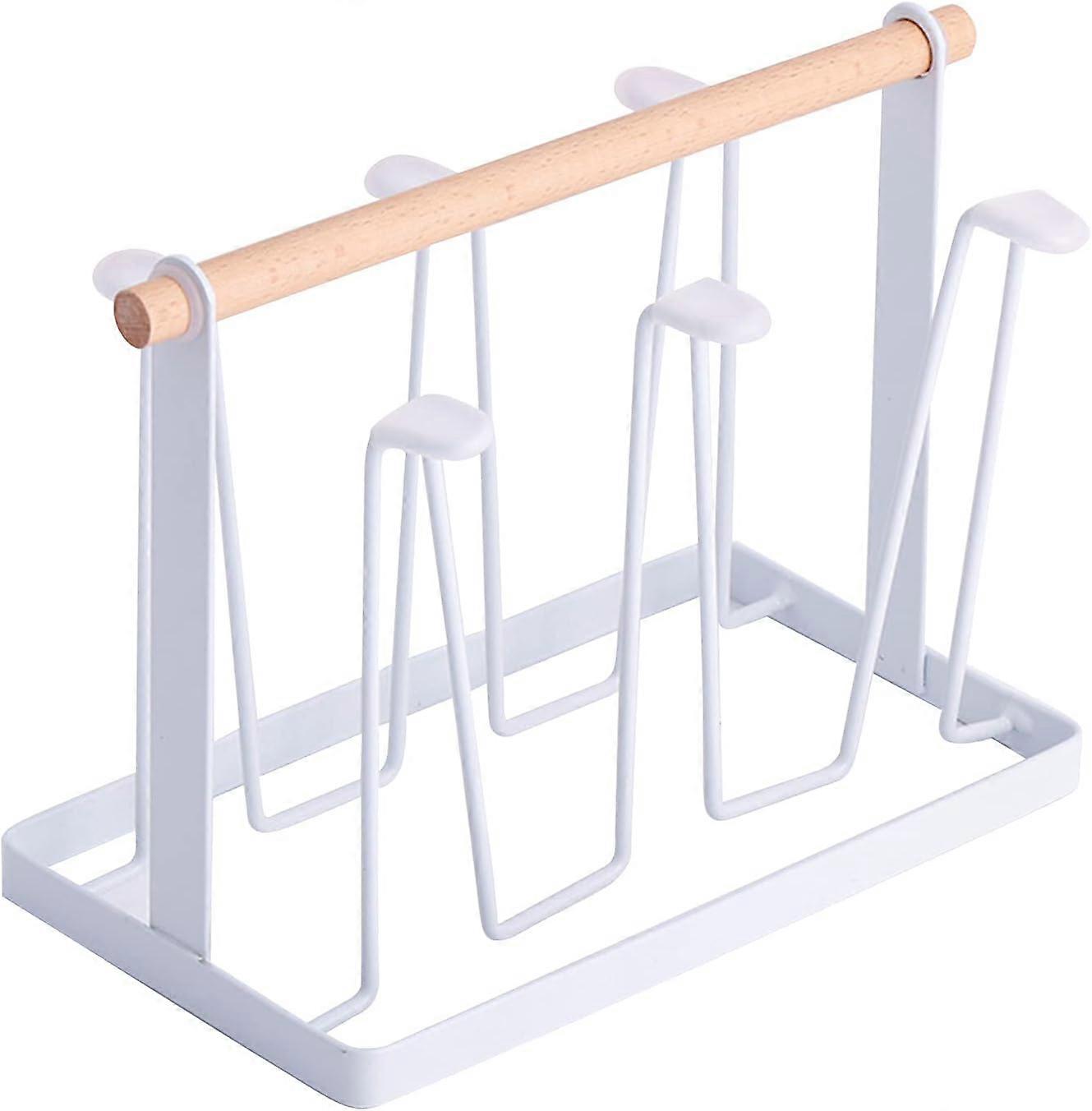 Cup Holder, Iron, Rust-resistant Coating, Storage Hook