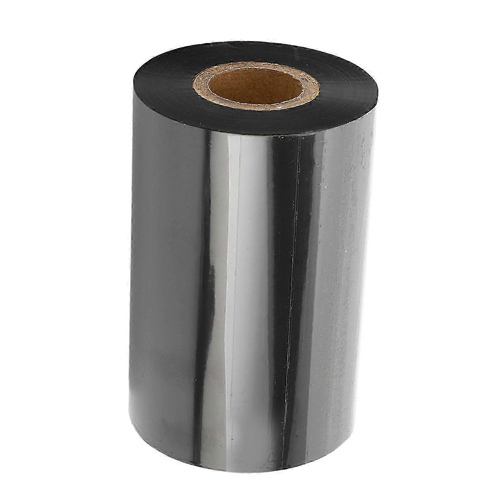 Thermal Transfer Ribbon 3 Layer Wear Resistant Anti Static Portable Printer Ribbon Black 100mm X 300m