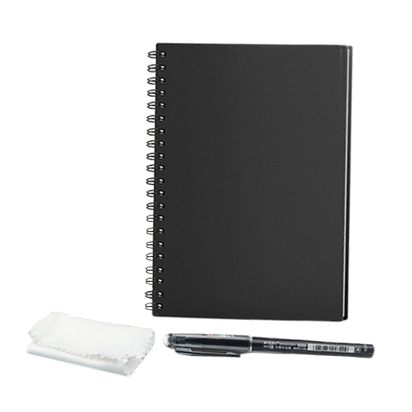 Waterproof Reusable Notebook Planner with Pen Erasable Notebook Paper Spiral