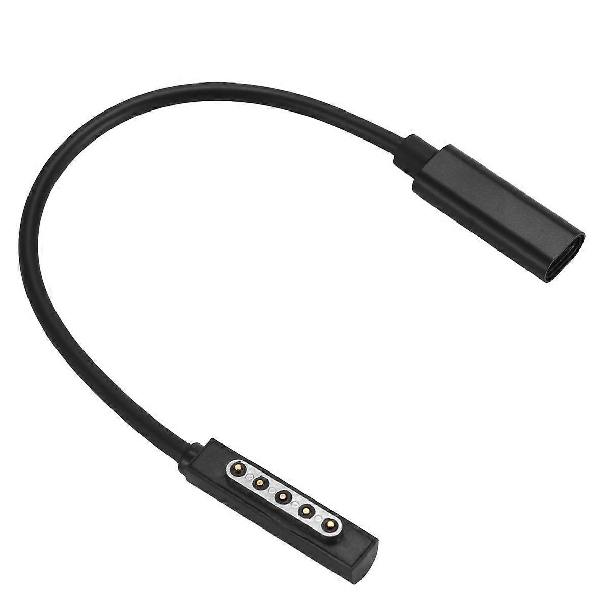Type C PD Charging Cable USB C Female Power Supply Charger Adapter Converter for Microsof Pro 1/2 Ta