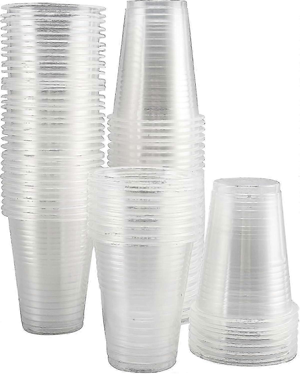 100-pack plastmuggar, engångs klara