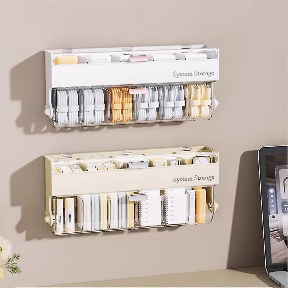 Wall-Mounted Sock Storage Box - Space-Saving Underwear Organizer A