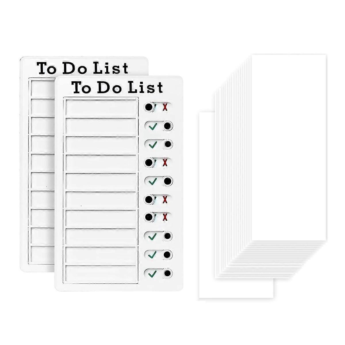Chore Chart Check List Task Board with Slider Daily to Do List Board