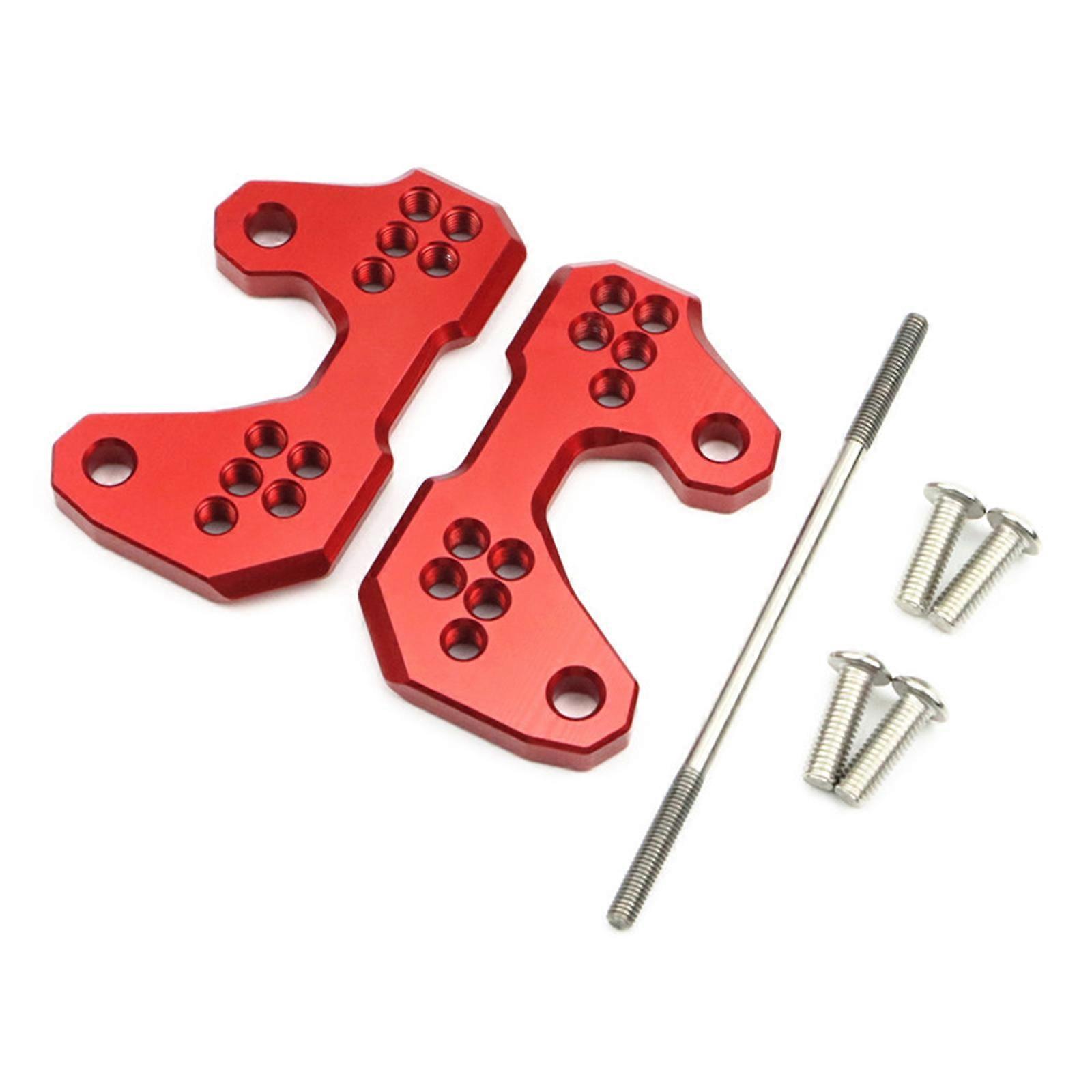 One Pair Fit for YZF-R3 MT-03 25 MT03 MT25 YZF-R3 R25 CNC-Aluminum Motorcycle-Rearset Base Foot Pegs Rear Mount Bracket  Red
