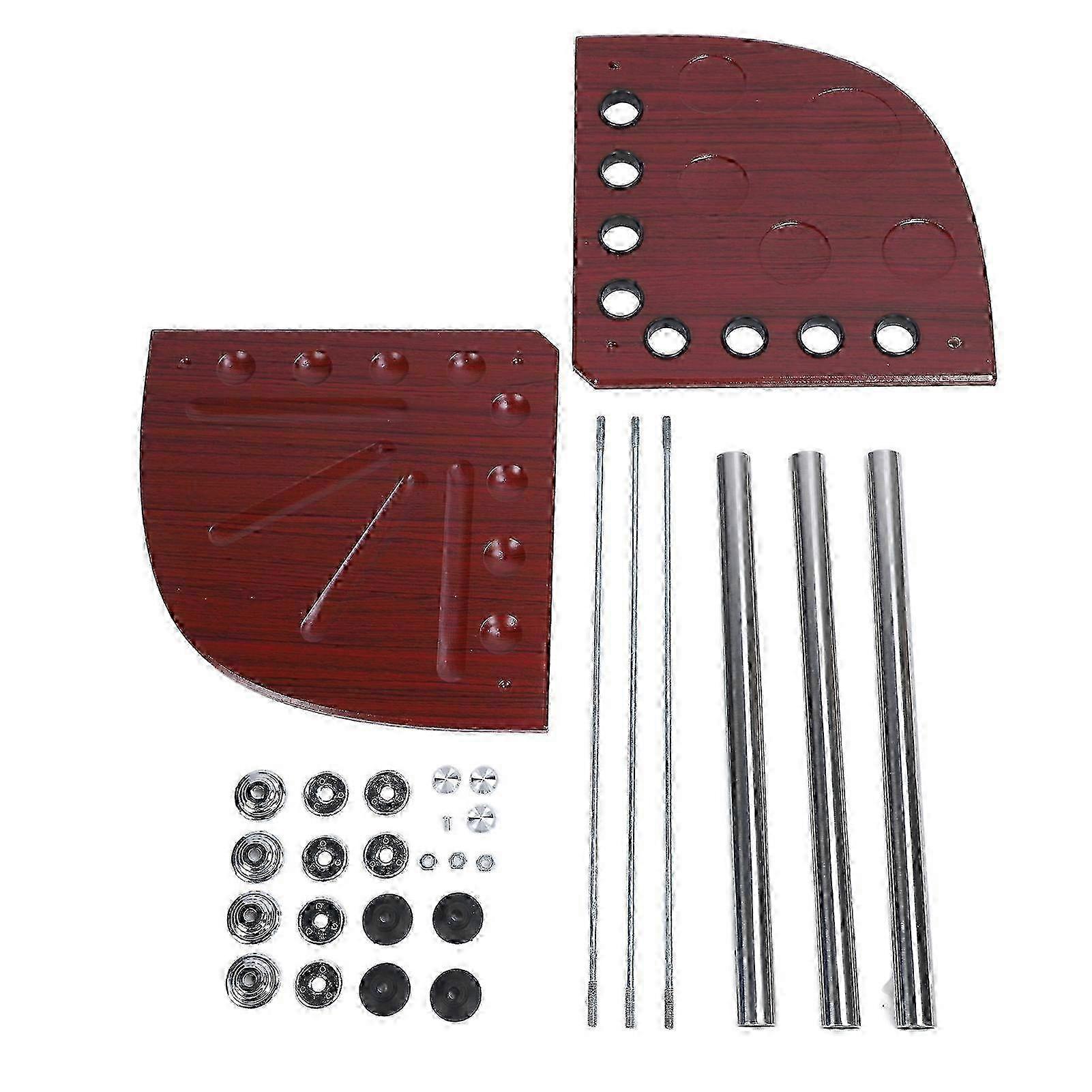Billiard Pool Cue Rack Floor Stand 8 Holes Stable Structure for Pool Hall Bar Game Room