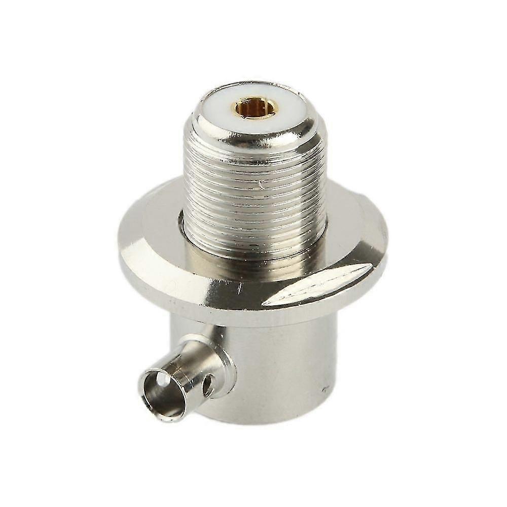 Silver UHF Female Adapter Elbow Connector RG58 Cable