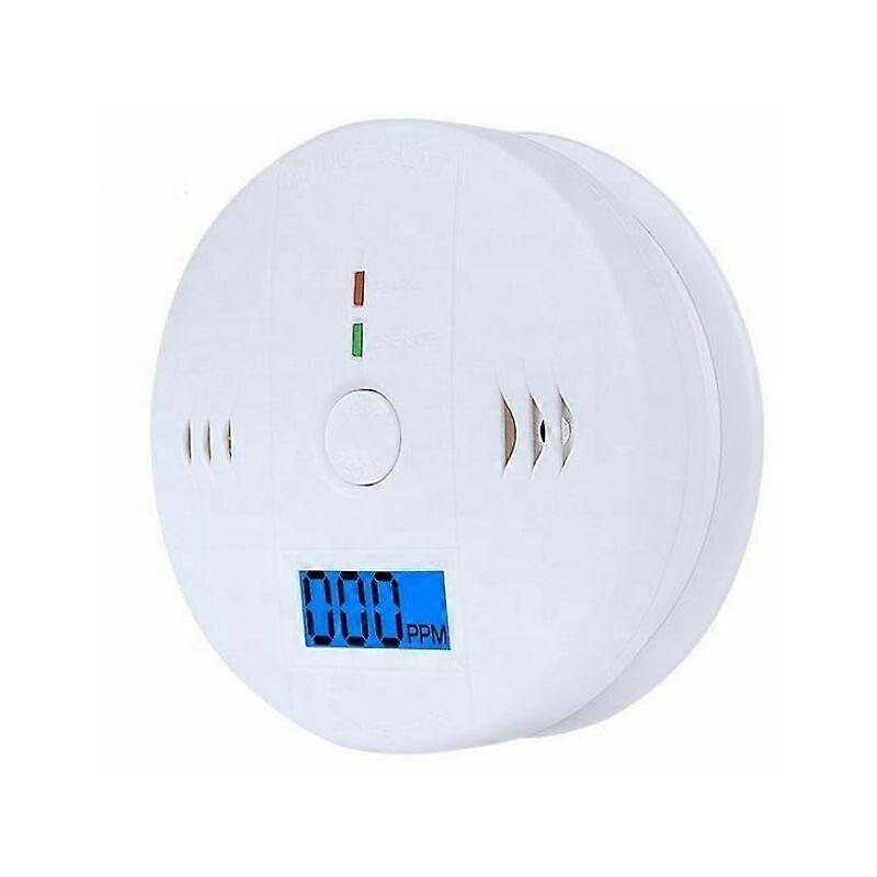 Carbon Monoxide Detector with Test Button, LCD Display