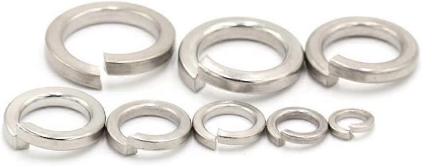 Split Lock Washer,Spring Lock Washers,10/50/ 100pcs M1.6 - M30 A2 Stainless Steel(10pcs,M10)