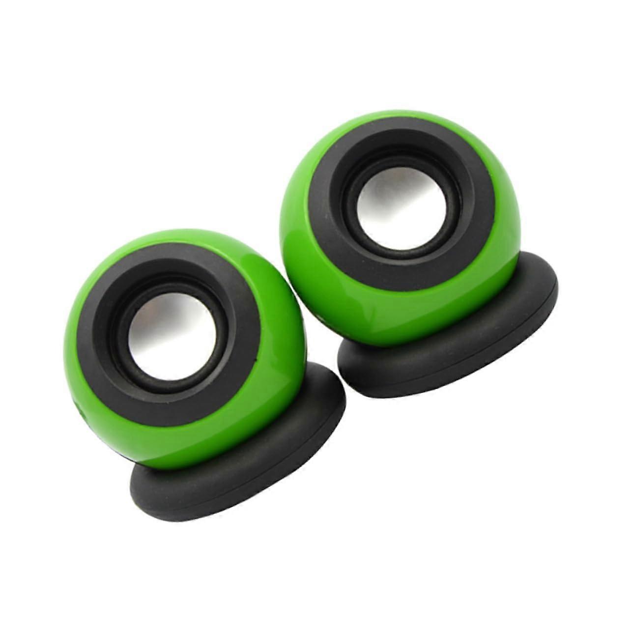 Loudspeaker Set 2X Powered Computer Speakers 3.5mm Compact Desktop Speakers for Laptop and TV Compatible with PCs