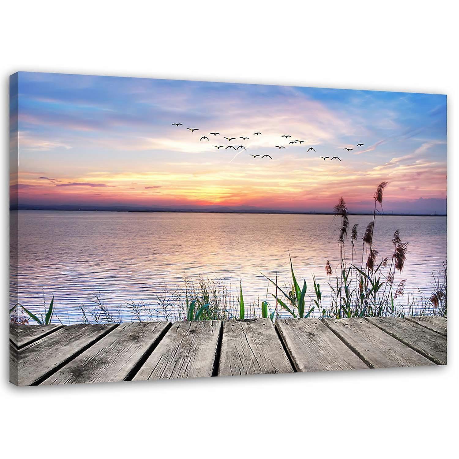 Lienzo, Cielo al atardecer - 120x80