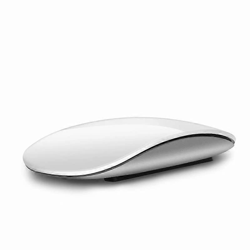 Wireless Mouse Silent Multi-Arc Touch Bluetooth Ultra-Thin Magic Mouse White