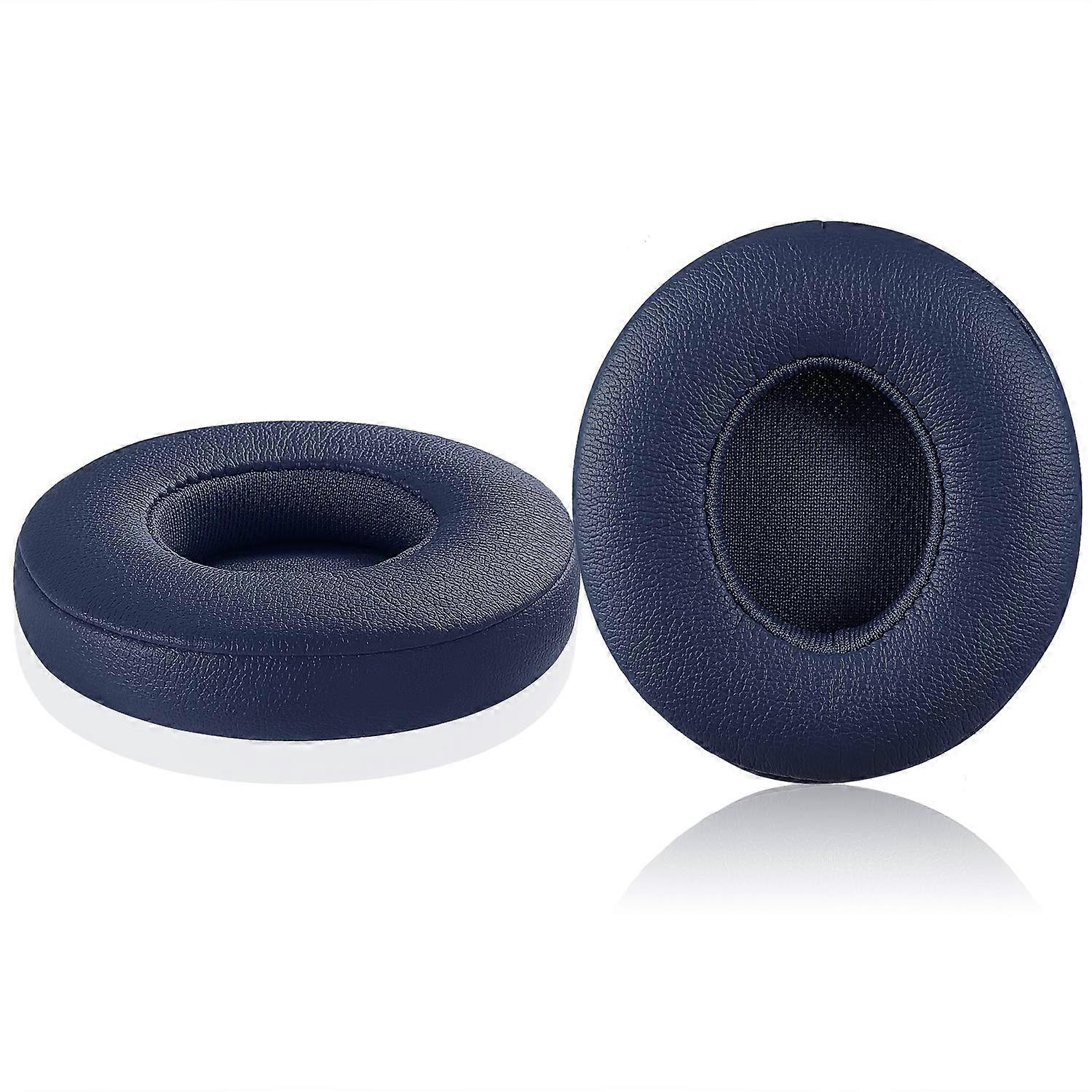 Beats Solo 2.0/3.0 Replacement Earpads Memory Foam Ear Cushions For Beats Solo Wireless On-Ear Headphones Navy Blue