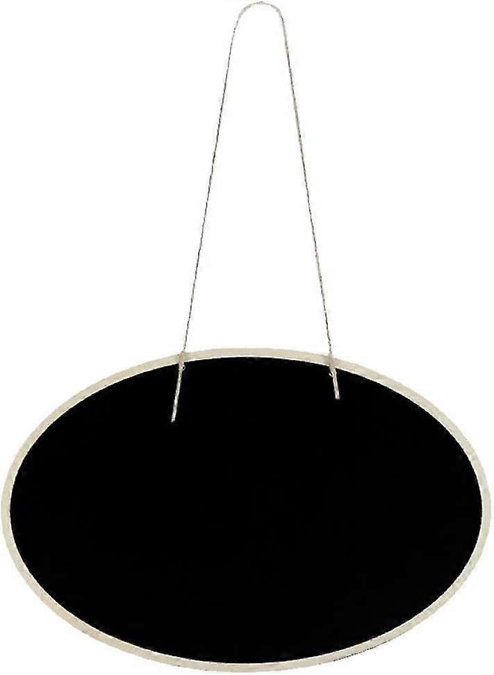 Mini lavagna in legno cartello appeso Message Board rustico matrimonio doccia party fai da te Home Decor (nero1pc)