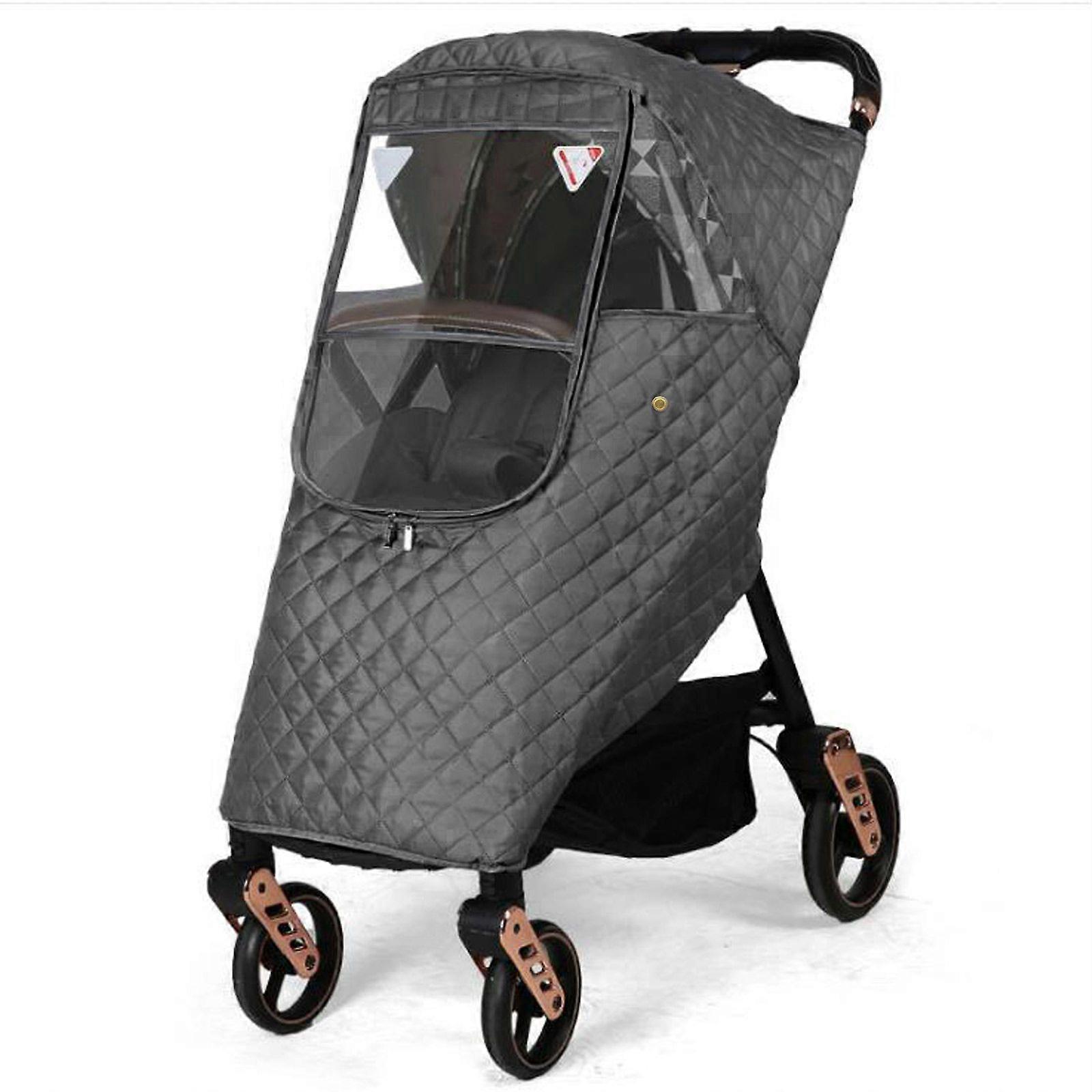 Rain Cover for Strollers, Easy to Put On and Take Off, Rain, Wind Protection, Cold Protection, Simple Installation