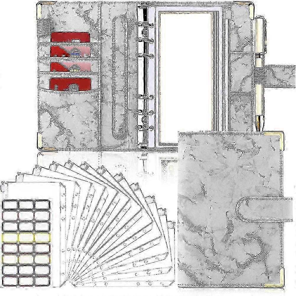 Budget , Budget With Zipper Envelope,budget Cash Envelope,14 Pieces Of Budget Planner With Cash Env