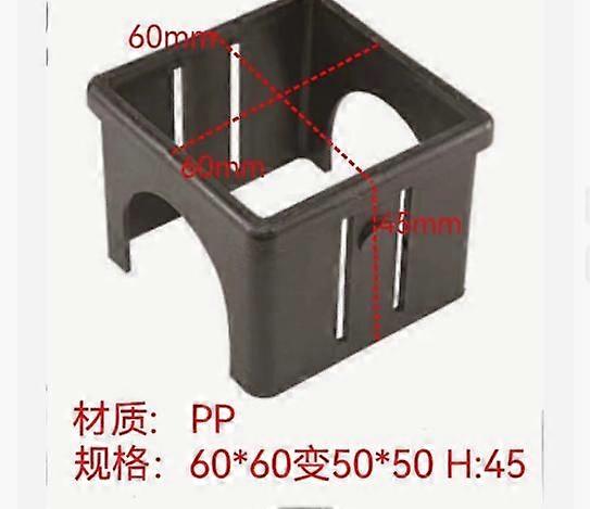 4pcs Hollow Square Tube Slide Sleeve For Fitness Equipment Inner Adapter For Workout Machines Enhancing Stability And Reducing Noise