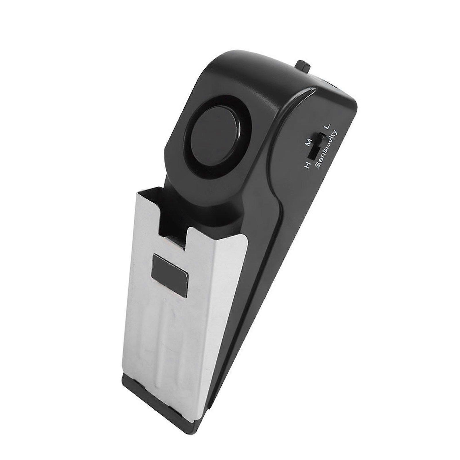 SSRGV Portable Wedge Shaped Door Stop Alarm Home Travel Security System Wireless Alert Burglar 120db