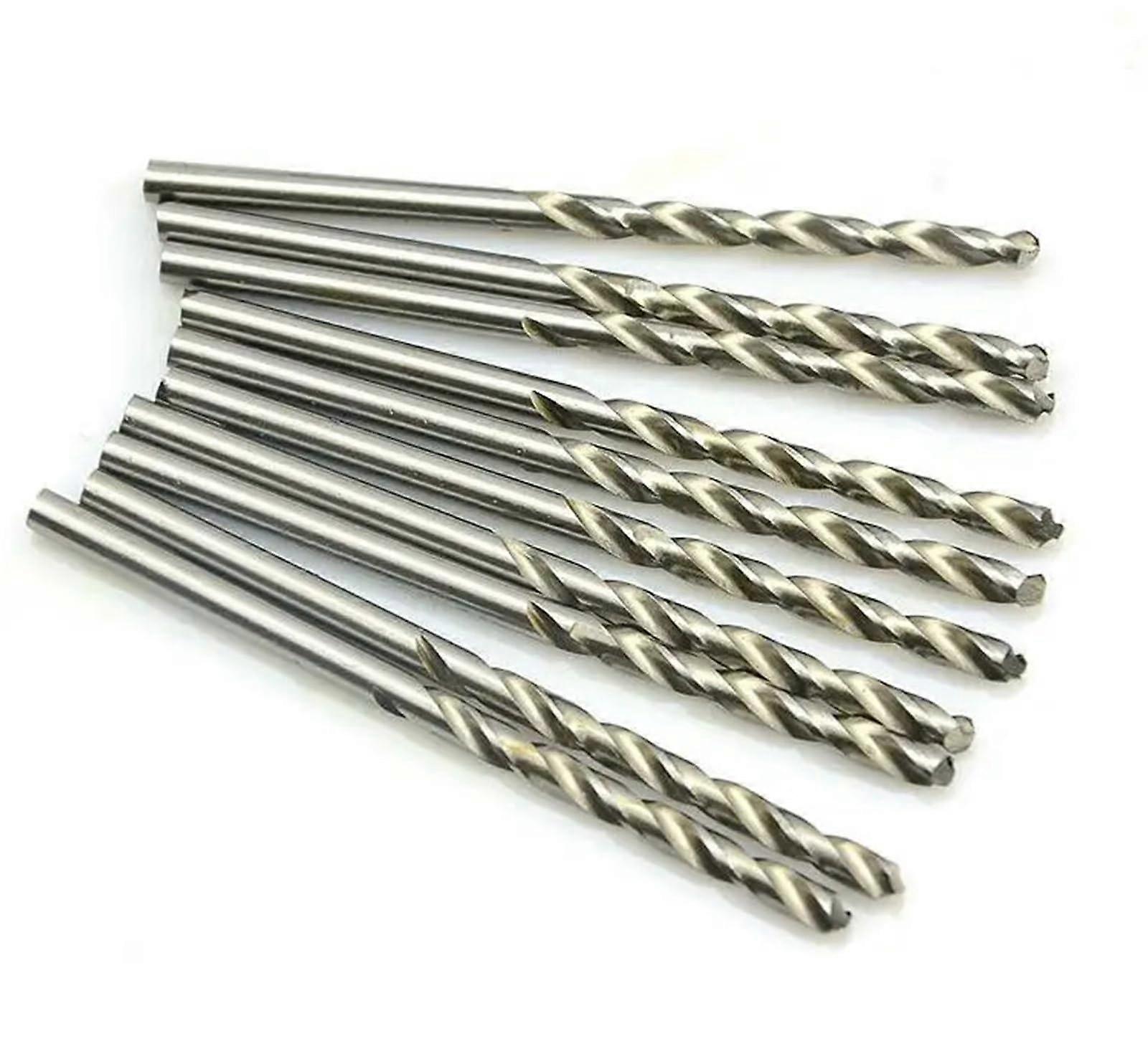 Straight Shank Twist Drill Tiny Little Bit 10Pcs(15mm)