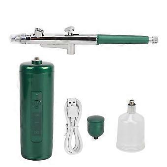 Spray Airbrush Green Cordless Handheld High Pressure Nano Hydrating Skin Care Facial Oxygen