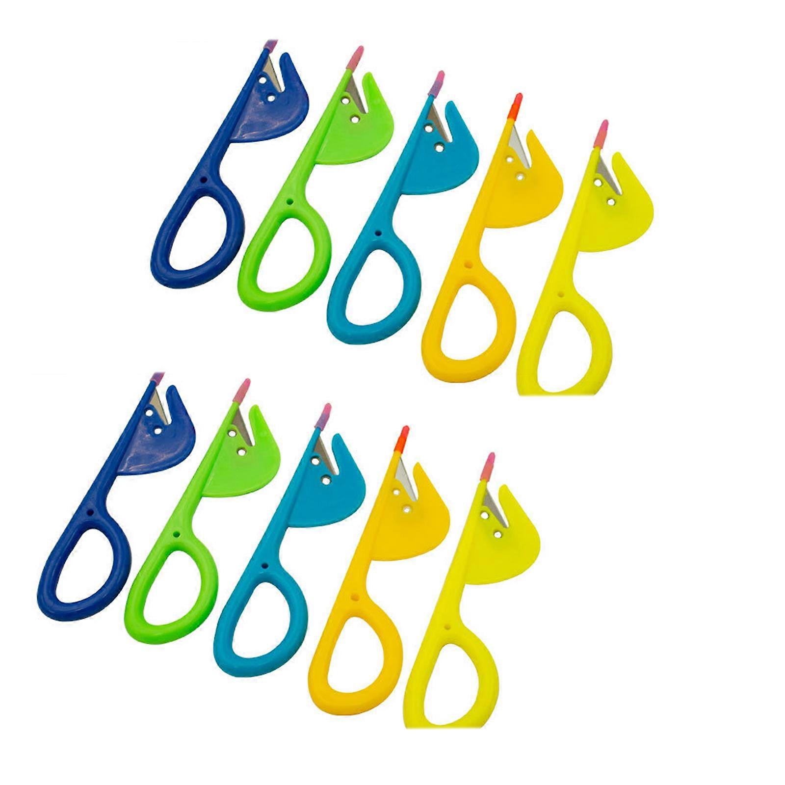 10 Pack Efficient Poultry Intestinal Cutter Poultry Intestines Scissors Durable Poultry Gut Scissors Poultry Gut Cutter