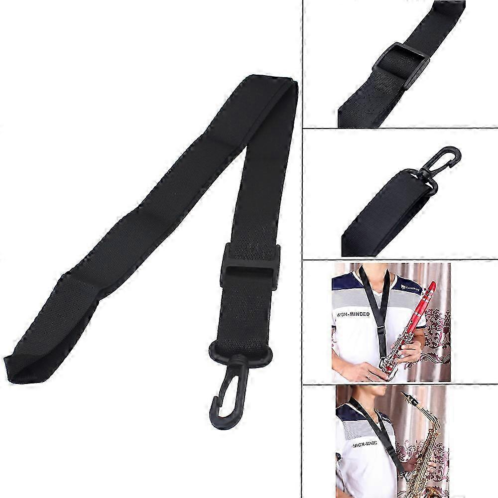 Adjustable Saxophone Neck Strap with Hook Clasp