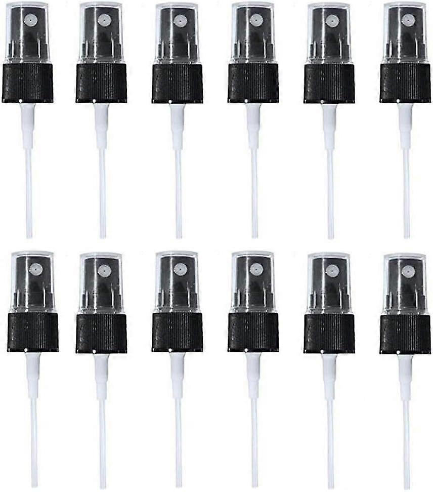 12pcs Plastic Bottle Spray Head with Tube, 410/20mm, Replacement Ball Spray Bottle Pump, for 20 Gauge PET Bottles