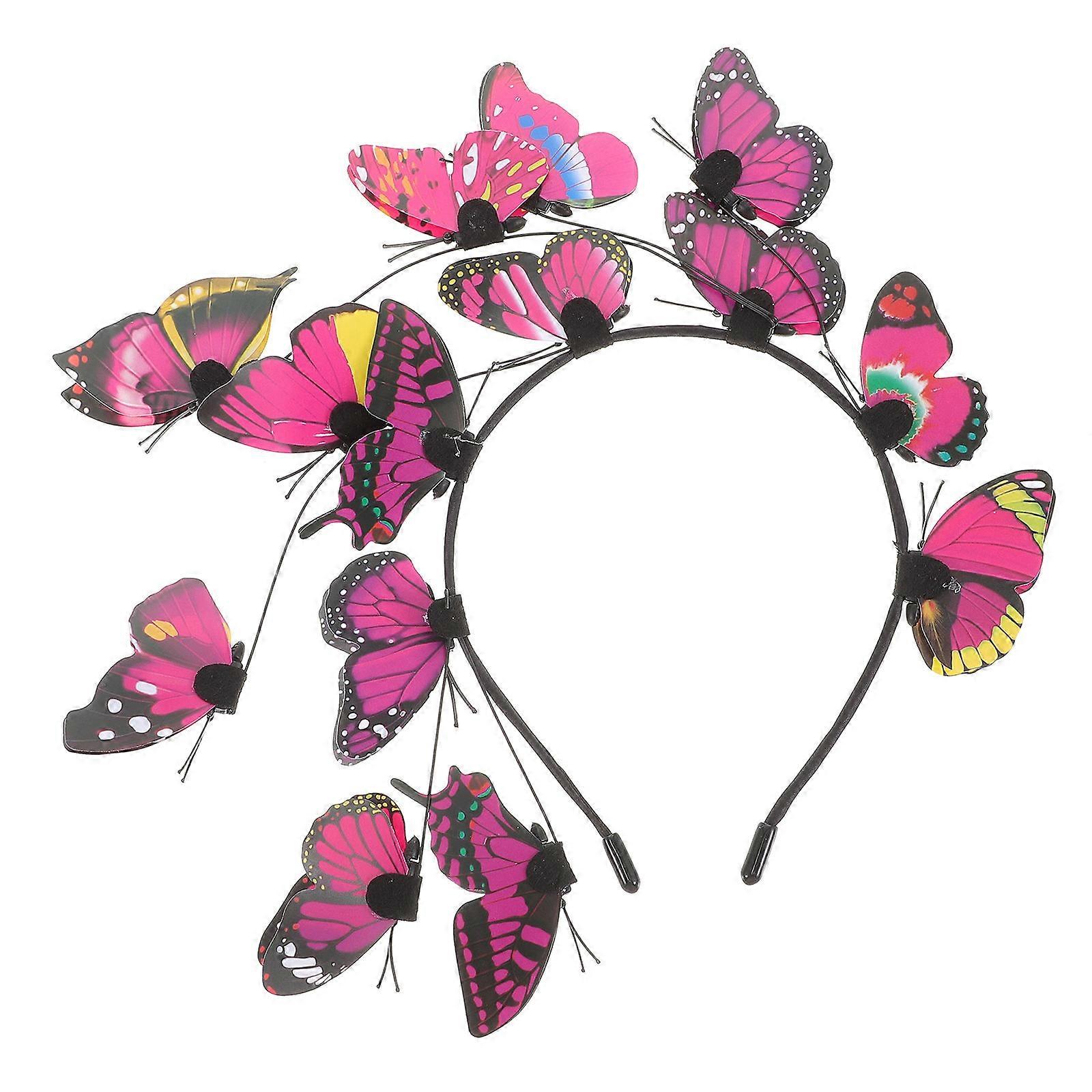 It sounds like you're looking to refine or expand a product title or description for a **butterfly hair hoop** accessory. Here's an **elegant and