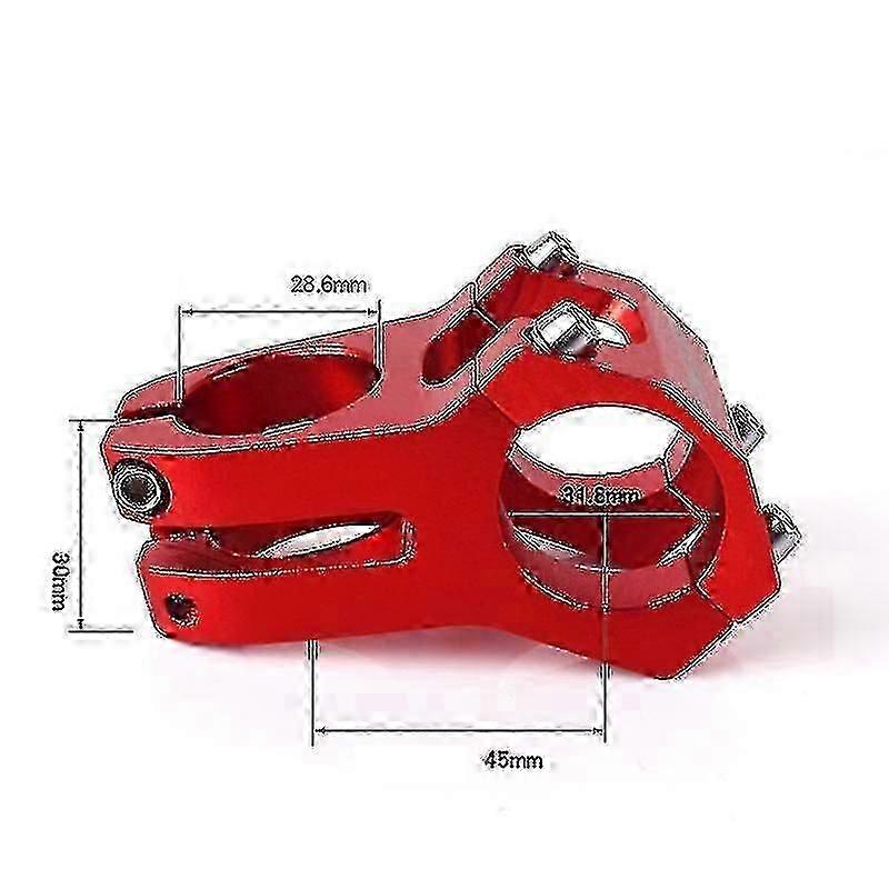 Mountain Bike Handlebar Stem 31.8mm Aluminium Alloy Bicycle Short Handlebar Stem