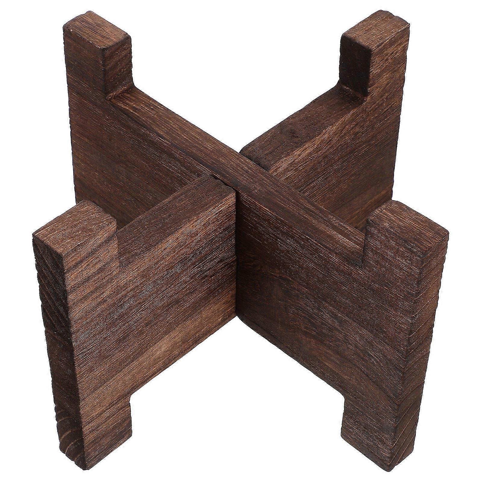 Wooden Bottle Stand, Multi-Purpose Dispenser Base, Elegant and Functional