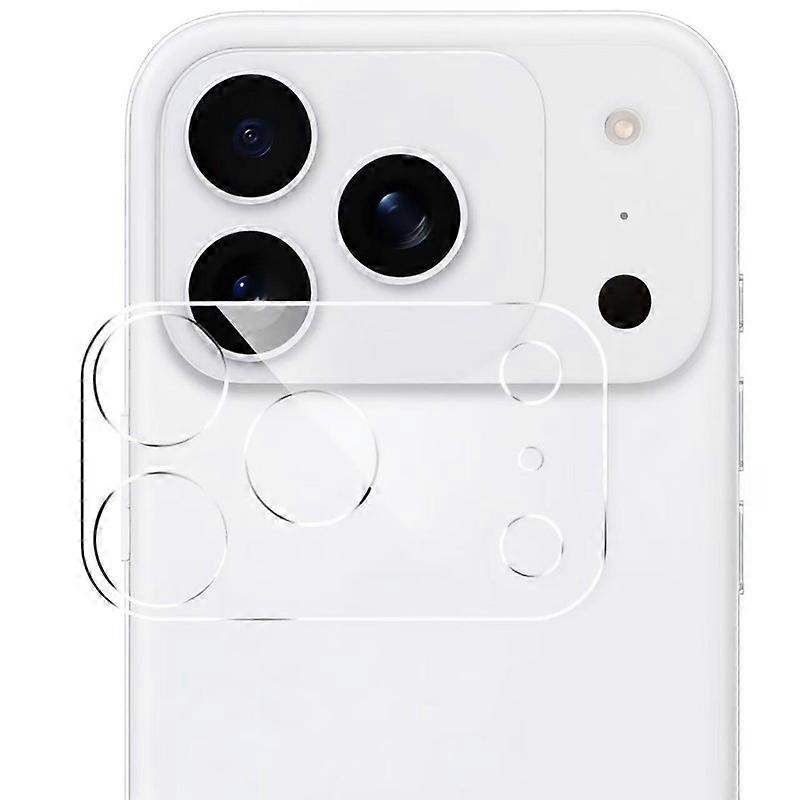 Compatible For iPhone 17 Pro Max Camera Lens Protector WANLONFENG Full Coverage HD Clear Lens Film with Cleaning Cloth