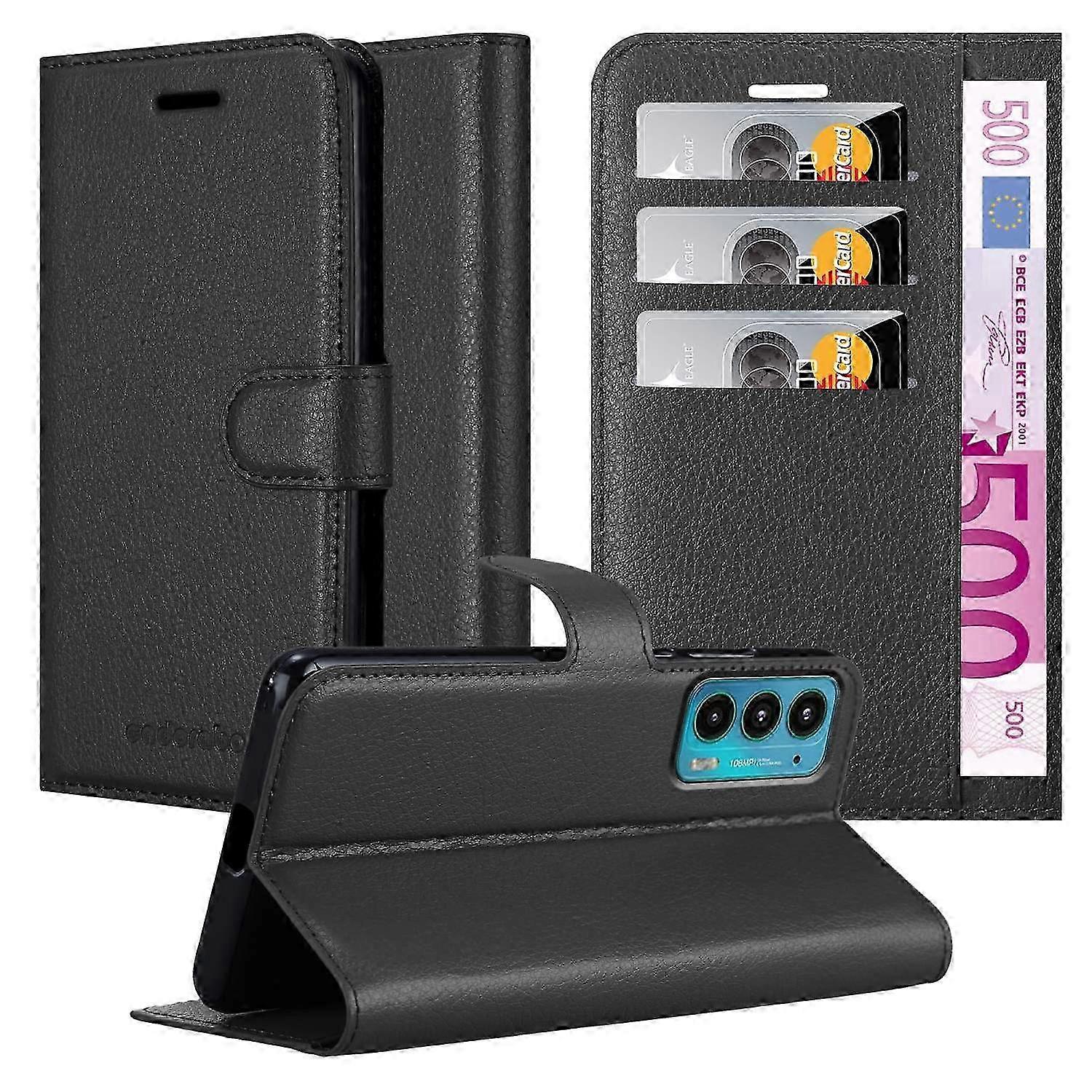 Compatible with a specific brand EDGE 20 Case - Durable Protective Case Featuring Card Slots and Kickstand Function