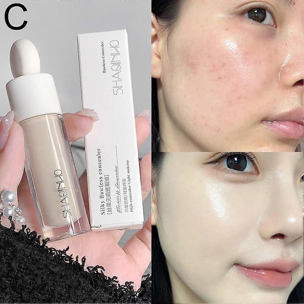Concealer Liquid Pen Full Coverage Lightweight Long Lasting For Dark Circles And Blemishes Multiple Shades