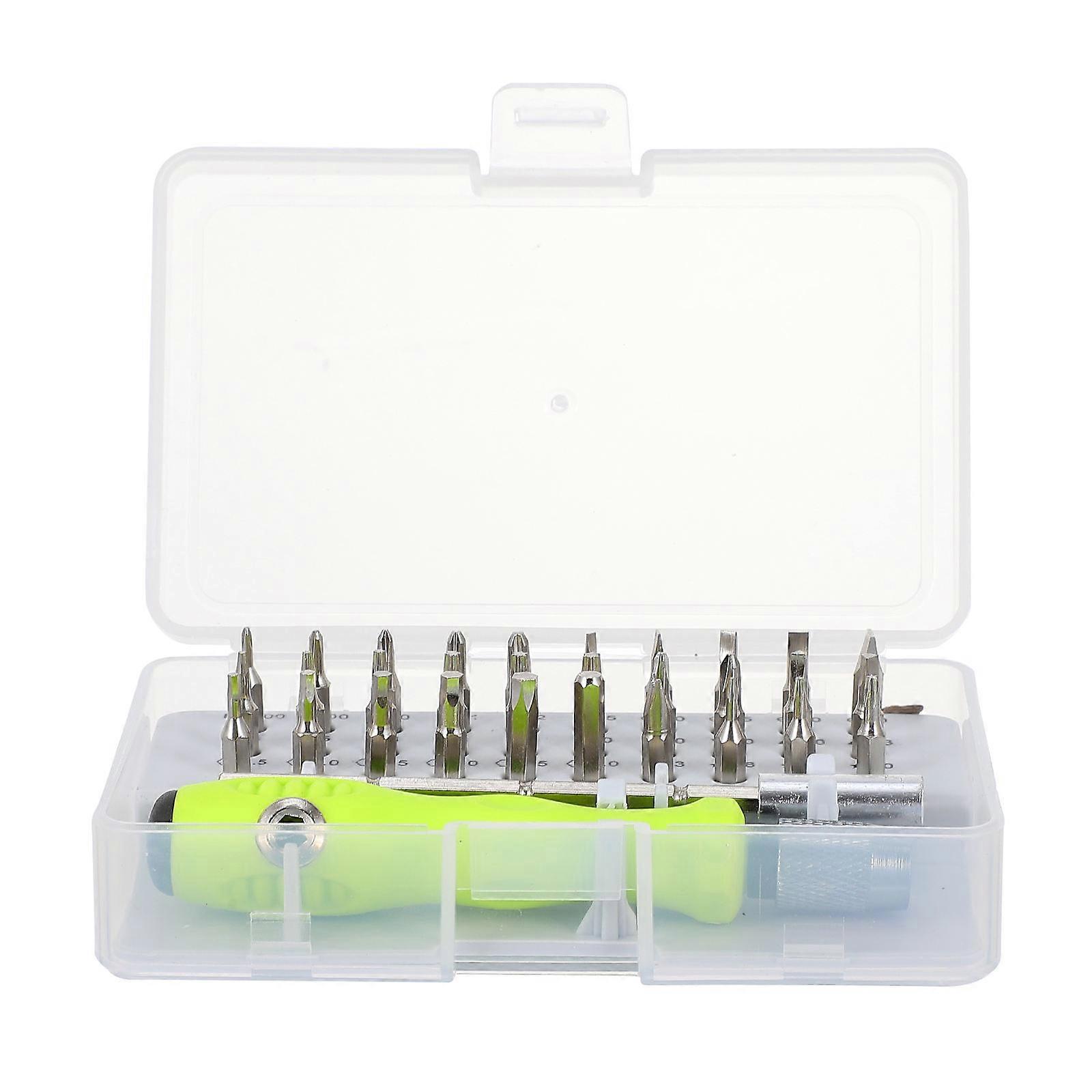 Multifunction Screwdriver Kit with Comfort Grip and Adjustable Length 32in1 for Repairing Use Assorted Color